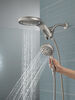 HydroRain&reg; H<sub>2</sub>Okinetic&reg; 5-Setting Two-in-One Shower Head