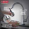 Single-Handle Pull-Down Kitchen Faucet with Touch<sub>2</sub>O&reg; Technology