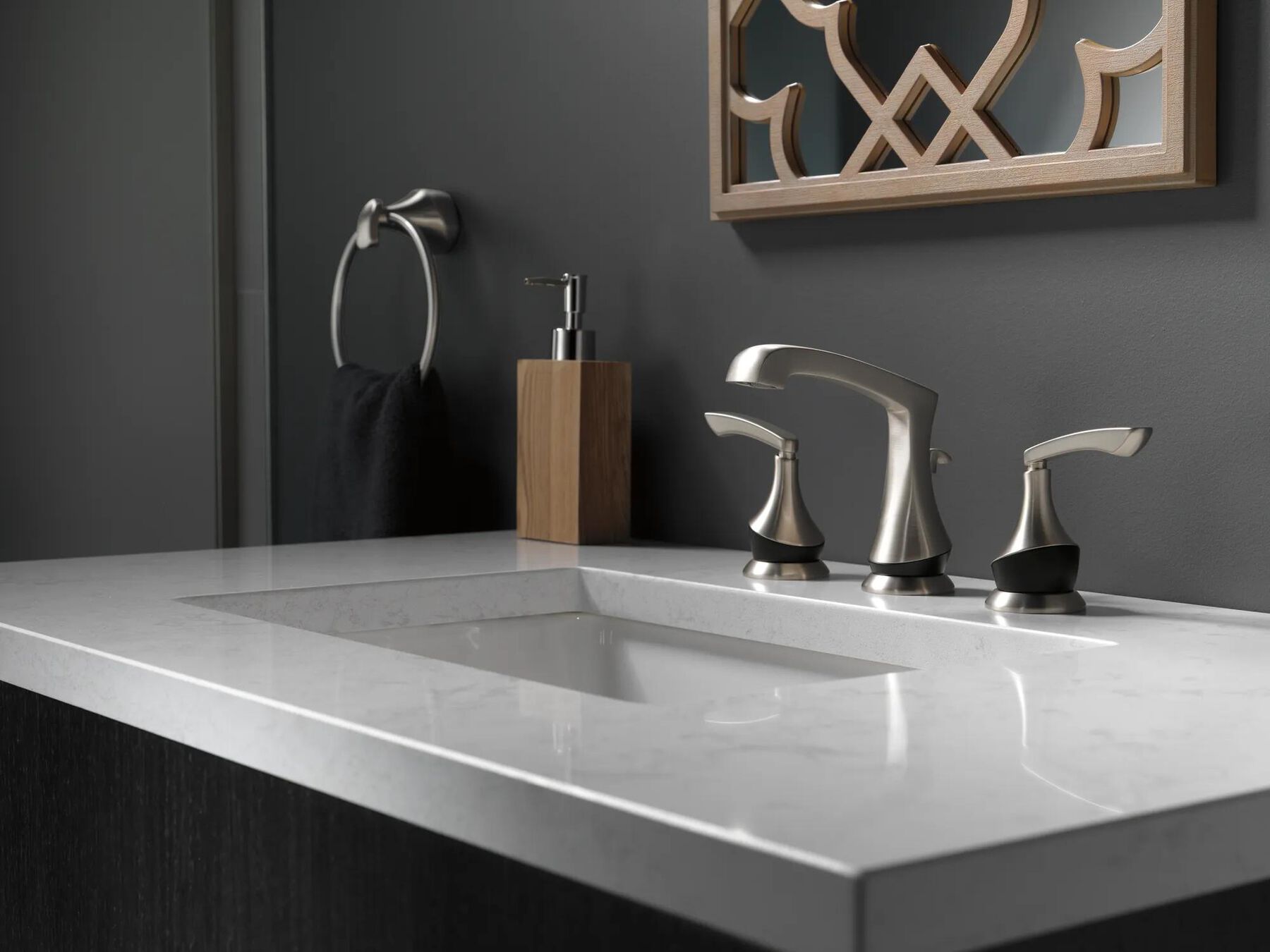 Two Handle Widespread Lavatory Faucet