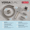 Detangling Hand Shower with 4-Setting Showerhead Bundle