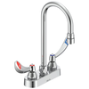 Two Handle 4 In Deck-Mount Faucet