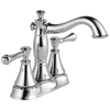 Two Handle Centerset Bathroom Faucet - Metal Pop-Up (Recertified)