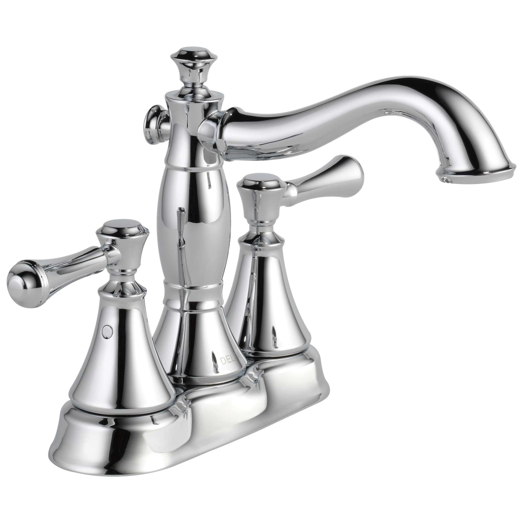 Two Handle Centerset Bathroom Faucet - Metal Pop-Up (Recertified)