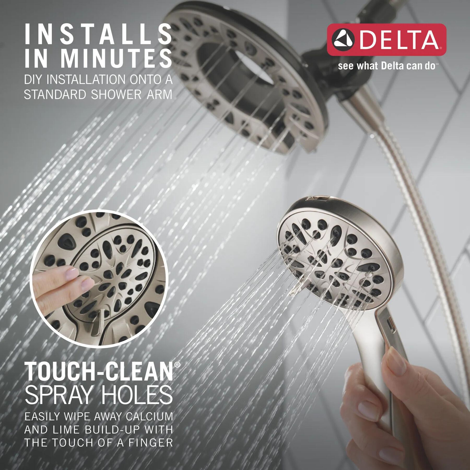 In2ition&reg; 4-Setting Two-in-One Shower (Recertified)