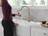 Single Handle Pull-Down Touch<sub>2</sub>O&reg; Technology Kitchen Faucet with Touchless Technology and Soap Dispenser