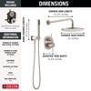 Monitor&reg; 14 Series Shower with Raincan, Hand Shower & Rough Valve