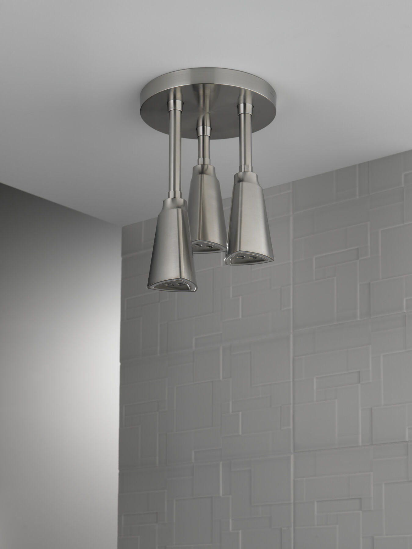 H<sub>2</sub>Okinetic&reg; Pendant Raincan Shower Head with LED Light