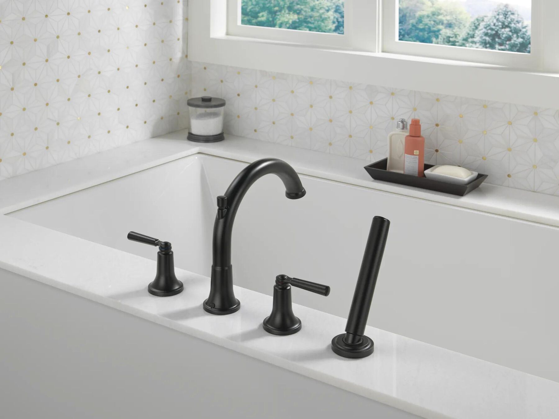 Roman Tub Trim with Hand Shower