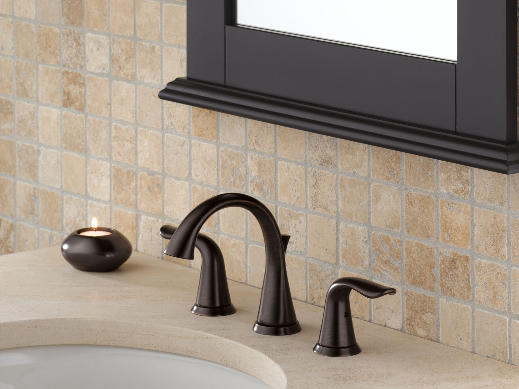 Two Handle Widespread Bathroom Faucet (Recertified)