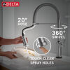 Touch2O&reg; Technology Kitchen Faucet with Touchless Technology