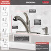 Single Handle Pull-Out Kitchen Faucet with Soap Dispenser