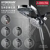 HydroRain&reg; 4-Setting Two-in-One Shower Head (Recertified)