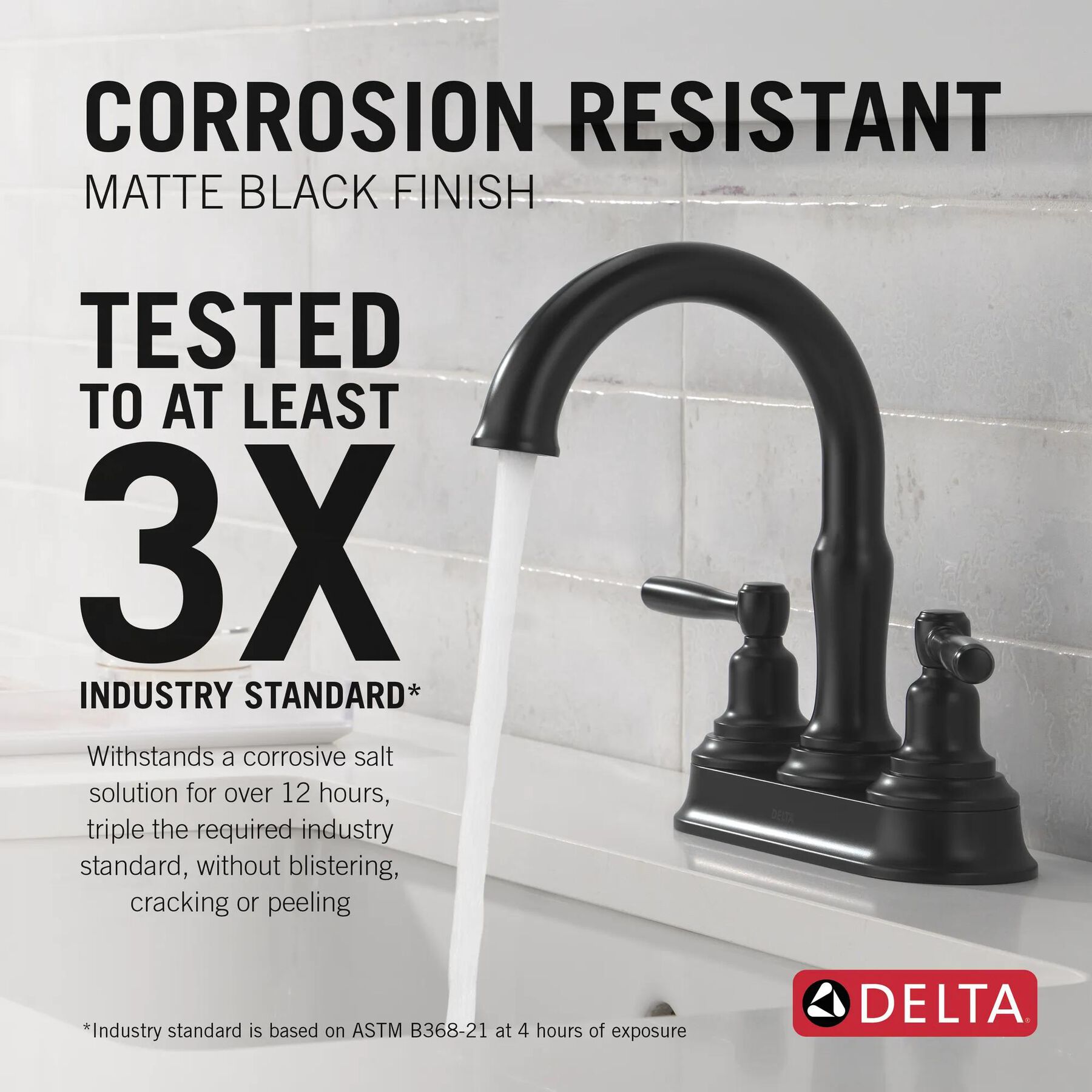 Two Handle Centerset Bathroom Faucet