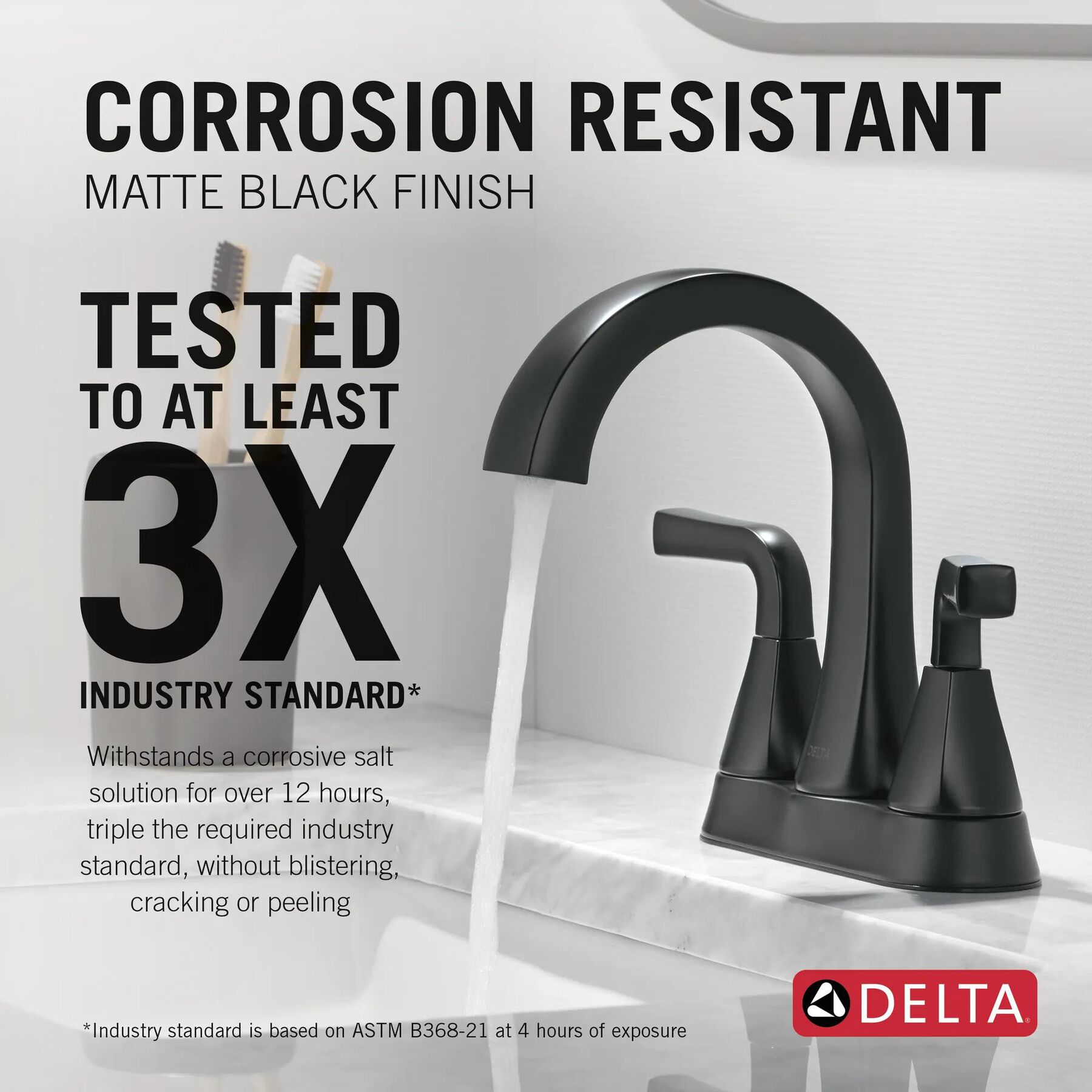 Two Handle Centerset Bathroom Faucet