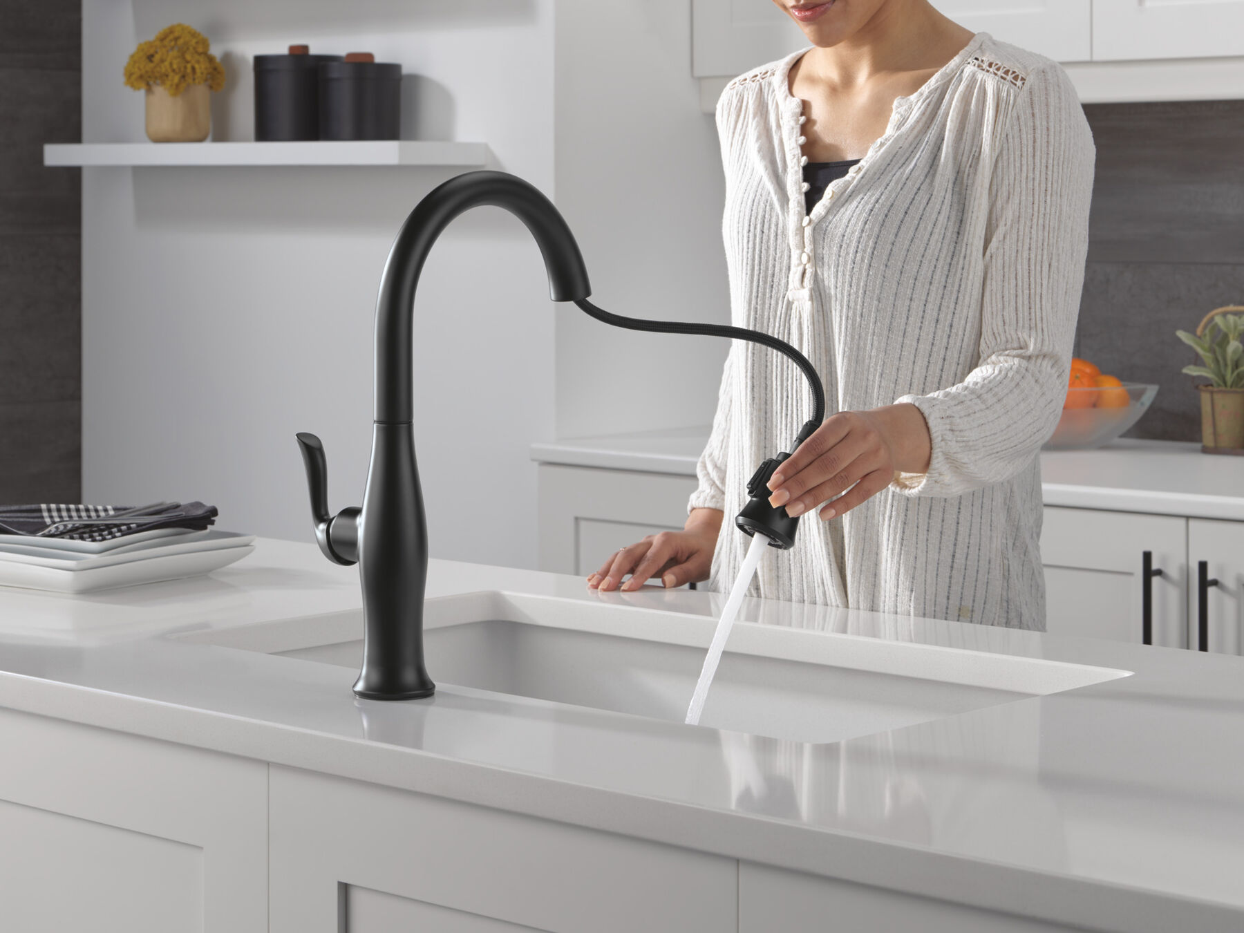 Pull-Down Kitchen 1 Handle with Soap Dispenser Bundle