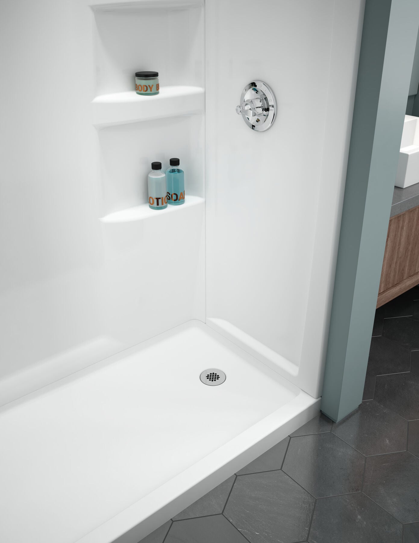 ProCrylic 60 in. x 32 in. Shower Surround