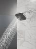 H2Okinetic&reg; 6-Setting 9-inch Raincan Shower Head with Silicone Spray Face