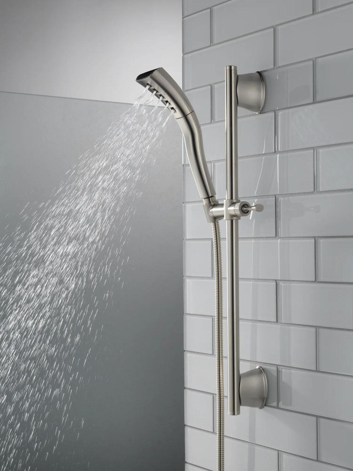 H<sub>2</sub>Okinetic&reg; Single-Setting Slide Bar Hand Shower (Recertified)