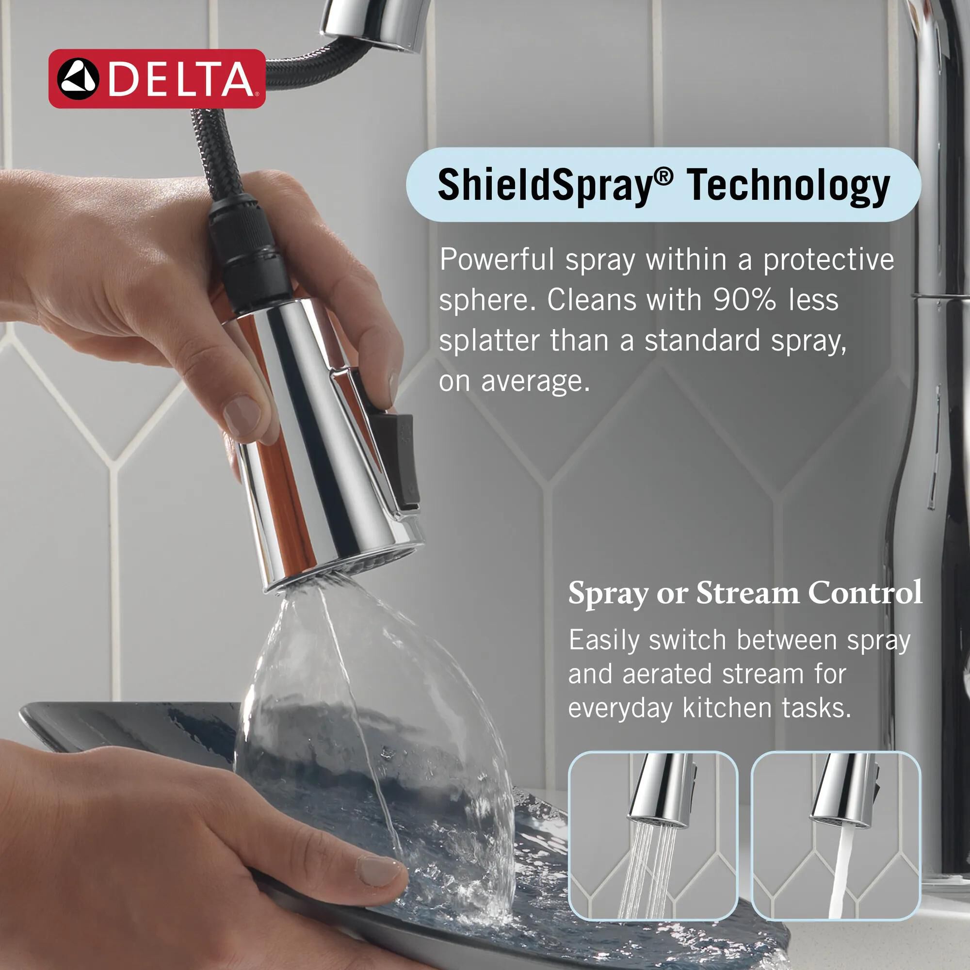 Single Handle Pull-Down Kitchen Faucet with Soap Dispenser and