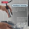 Single Handle Pull-Down Kitchen Faucet with Soap Dispenser and ShieldSpray&reg; Technology