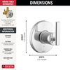 3-Setting 2-Port Diverter Trim