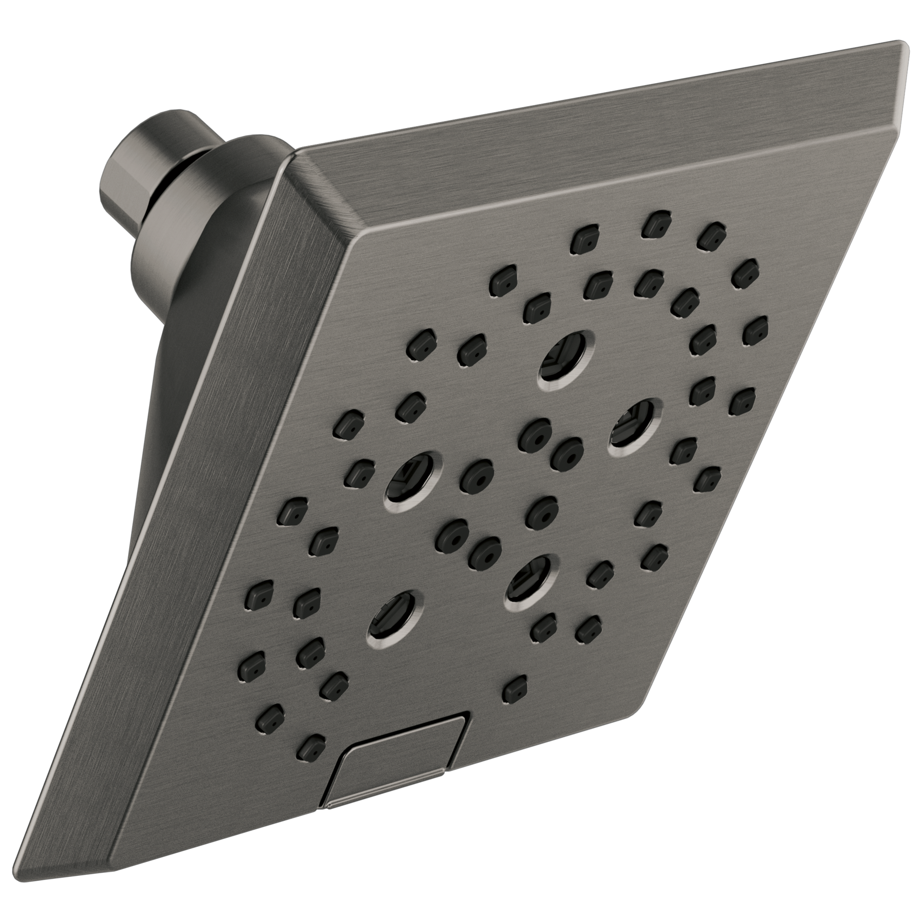H<sub>2</sub>Okinetic&reg; 5-Setting Angular Modern Raincan Shower Head (Recertified)