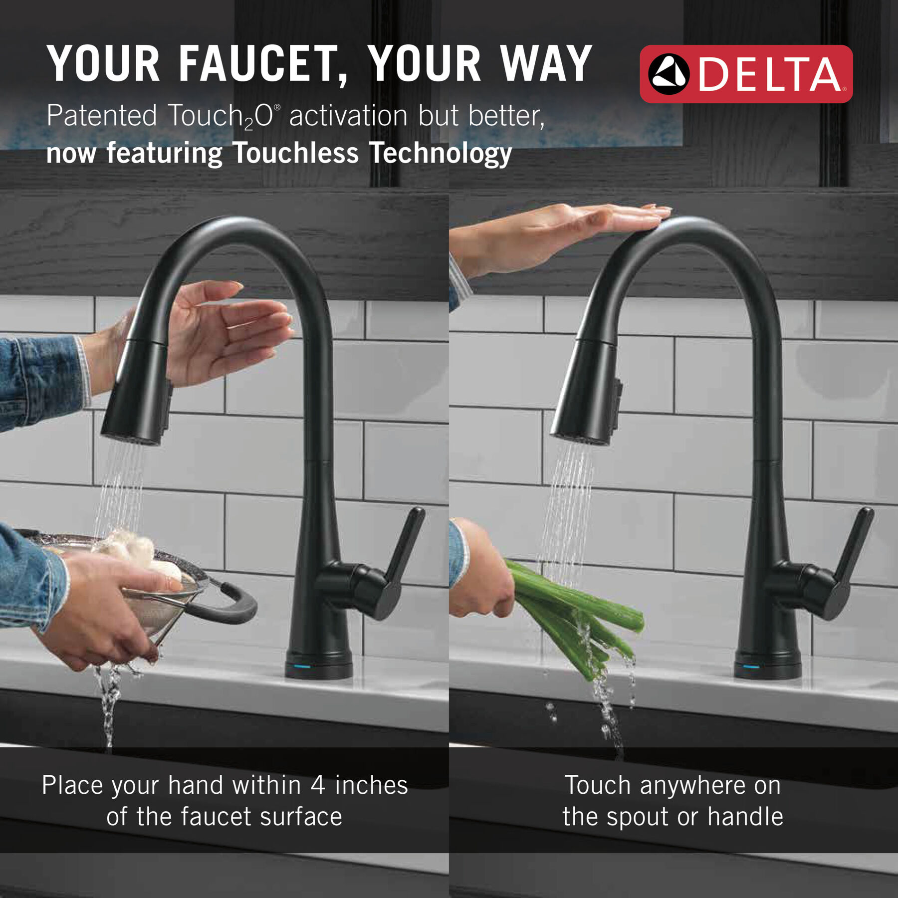 Touch2O&reg; Pull-Down Kitchen w/Soap (Recertified)