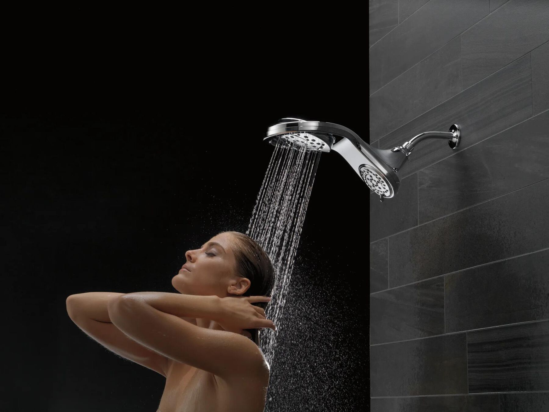 HydroRain 5-Setting Shower Head