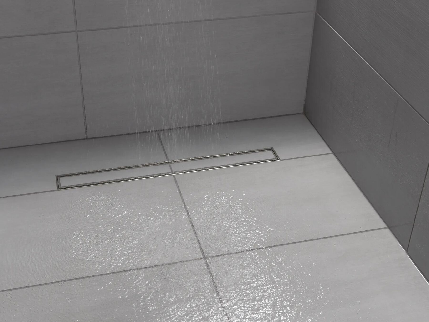 24" Reversible Linear Shower Drain Trim
