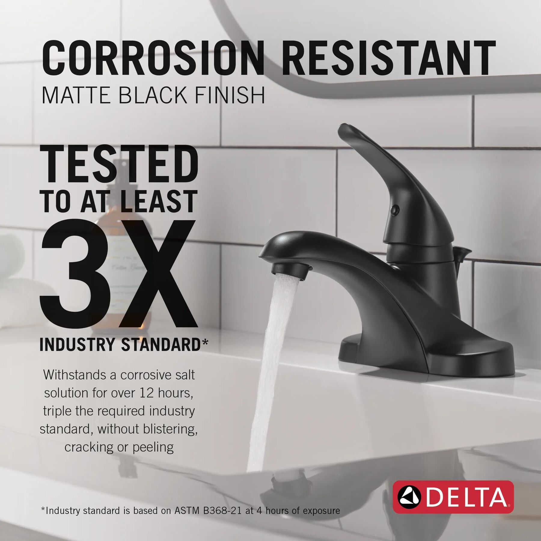 Single Handle Centerset Bathroom Faucet