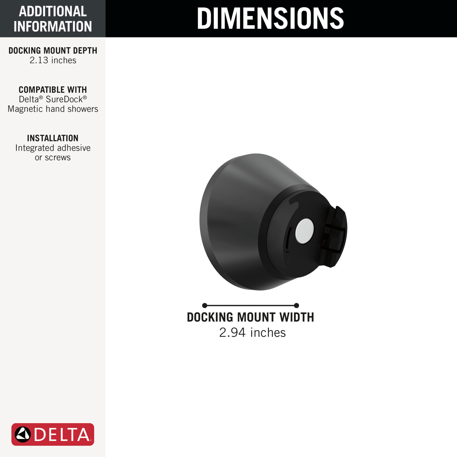 SureDock&trade; Magnetic Docking Mount