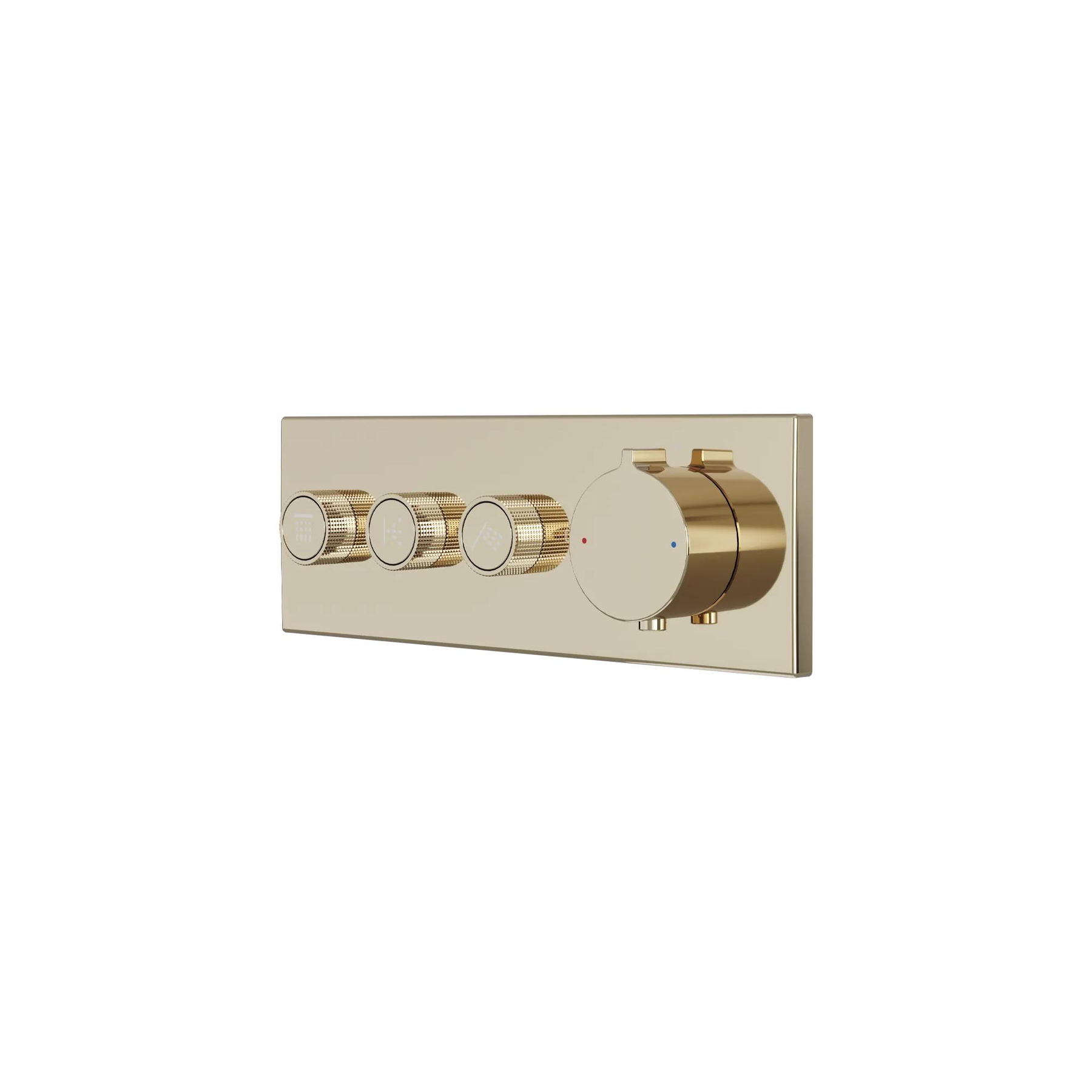 High Flow Push Button Themrostatic Trim 3 Outlet