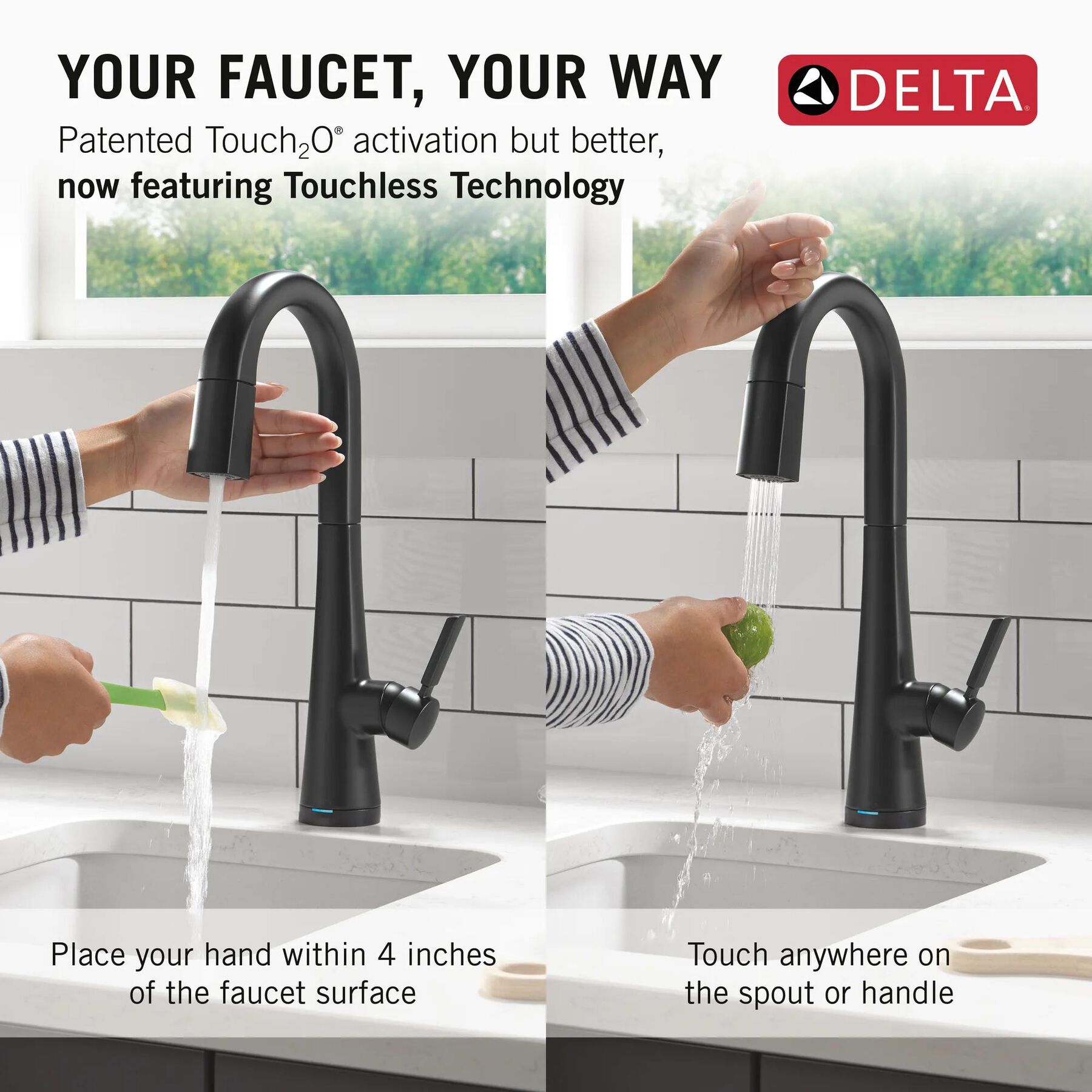 Touch2O&reg; Bar / Prep Faucet with Touchless Technology