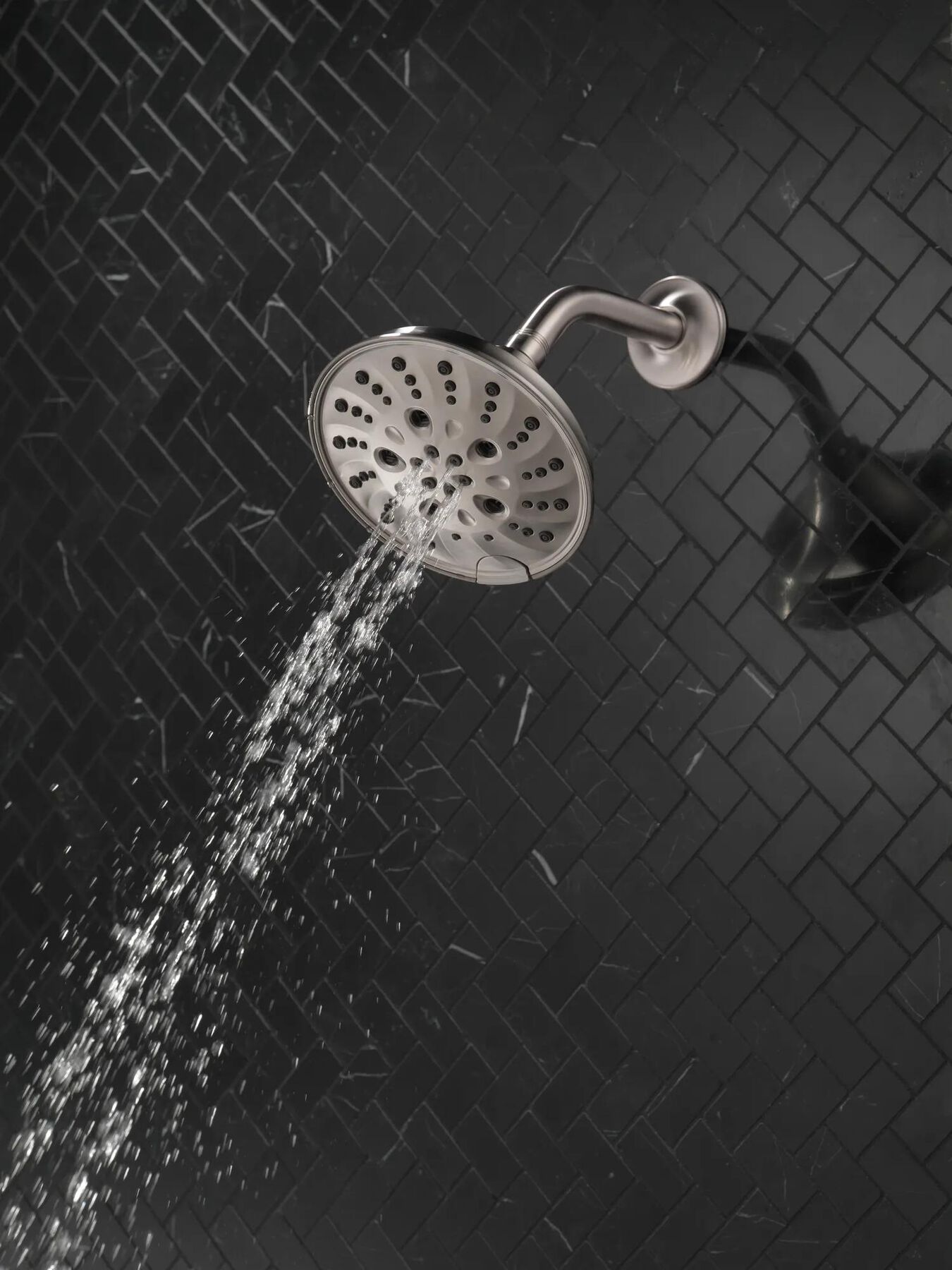 H<sub>2</sub>Okinetic&reg; 5-Setting Traditional Raincan Shower Head (Recertified)