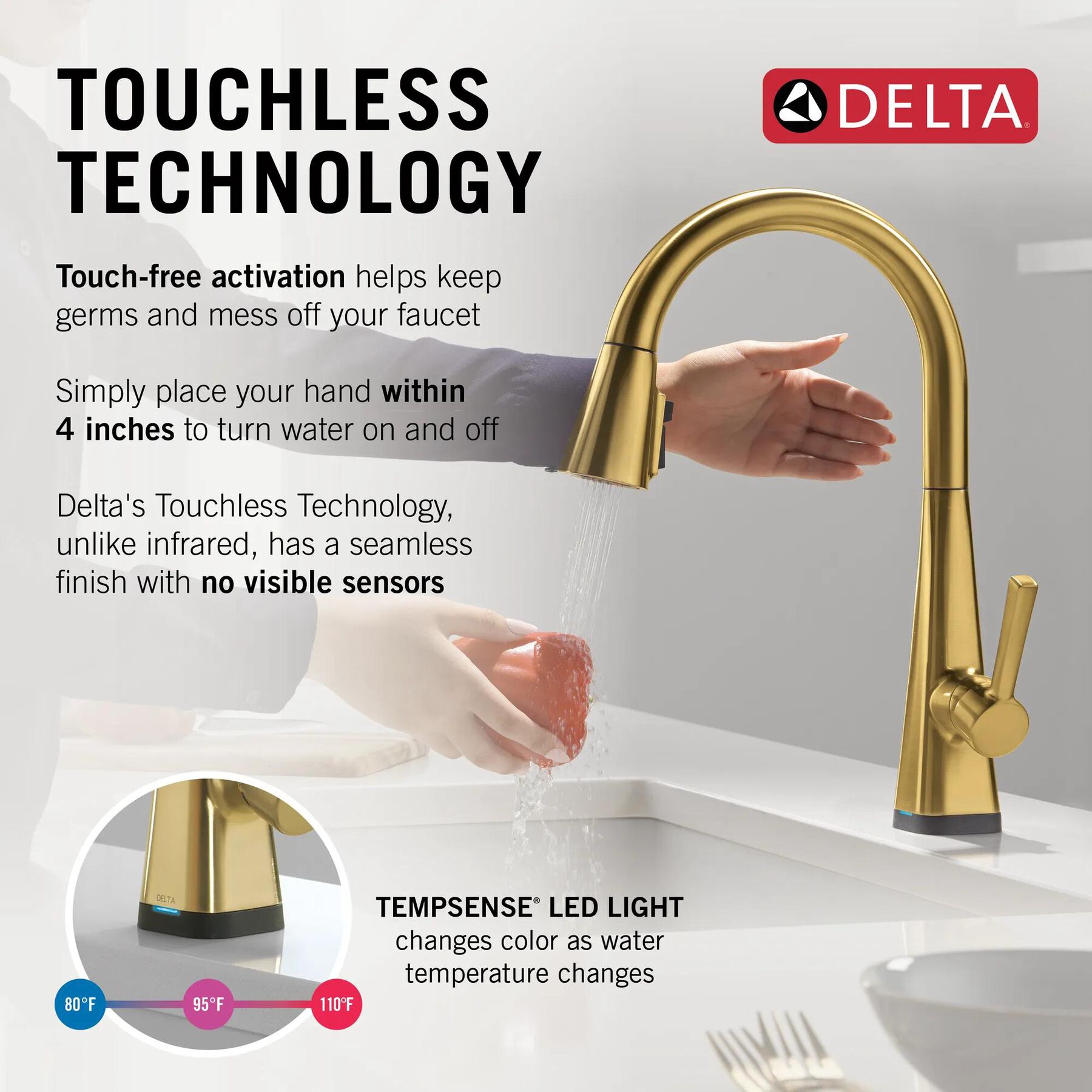 Single-Handle Pull-Down Kitchen Faucet with Touch<sub>2</sub>O&reg; Technology