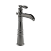 Single Handle Centerset Lavatory Faucet with Riser - Less Pop-Up
