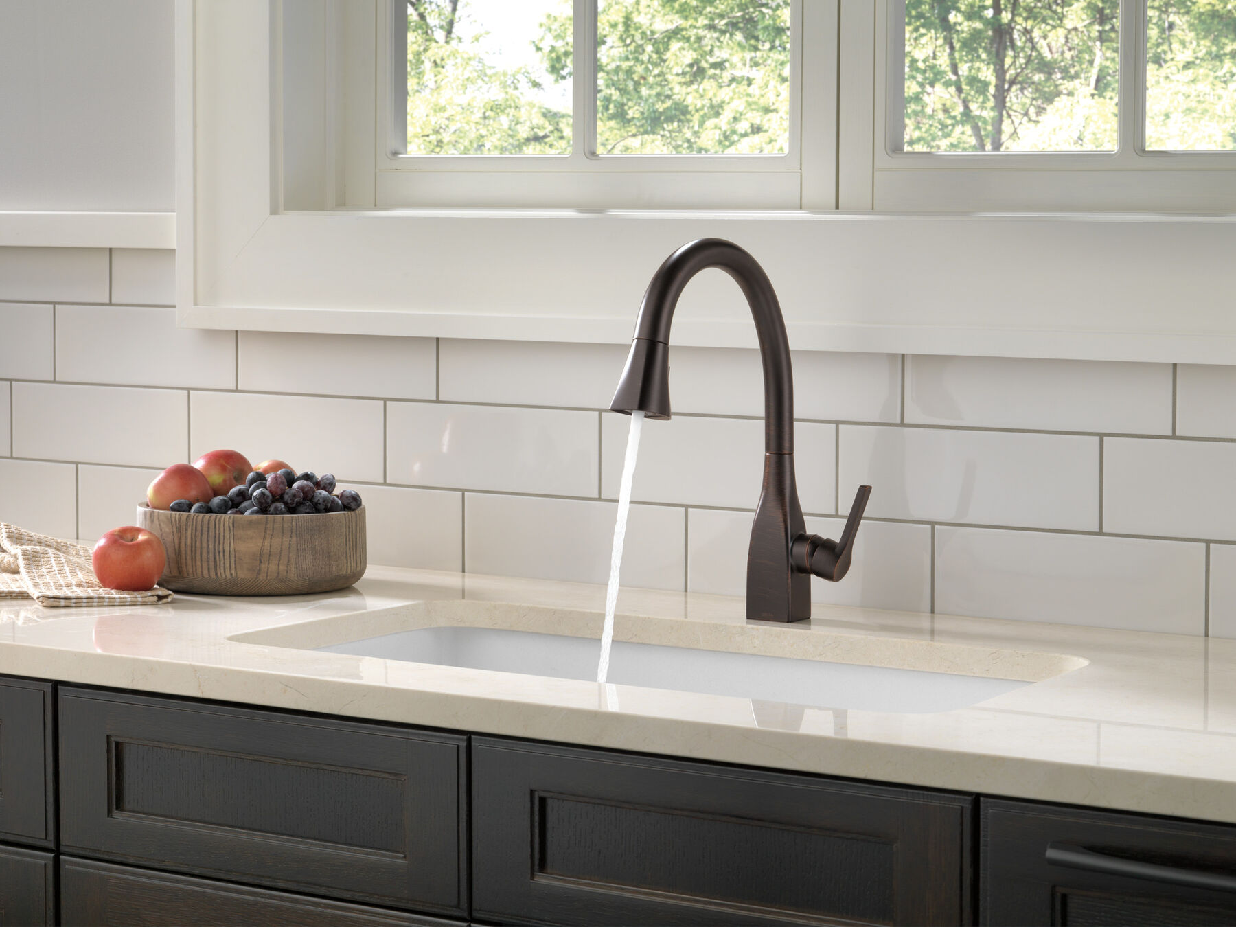 Single Handle Pull-Down Kitchen Faucet with ShieldSpray&reg; Technology