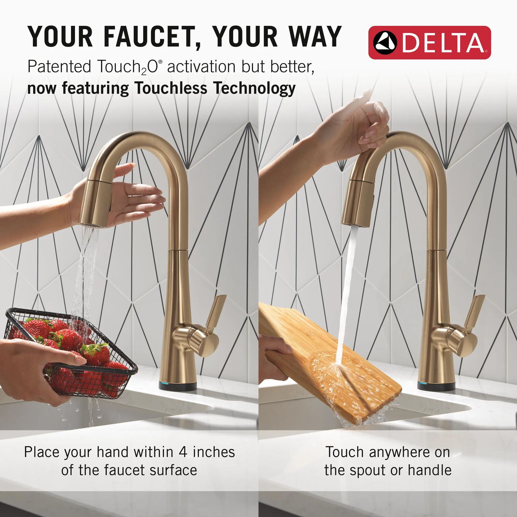 Touch2O&reg; Bar / Prep Faucet with Touchless Technology