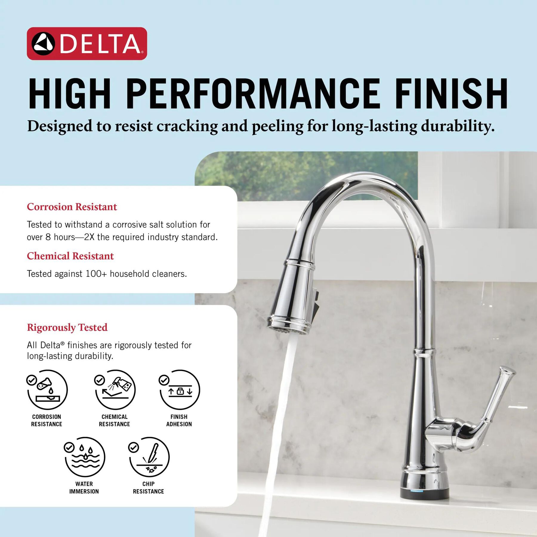 Single Handle Pull-Down Kitchen Faucet with Touch<sub>2</sub>O&reg; and ShieldSpray&reg; Technologies