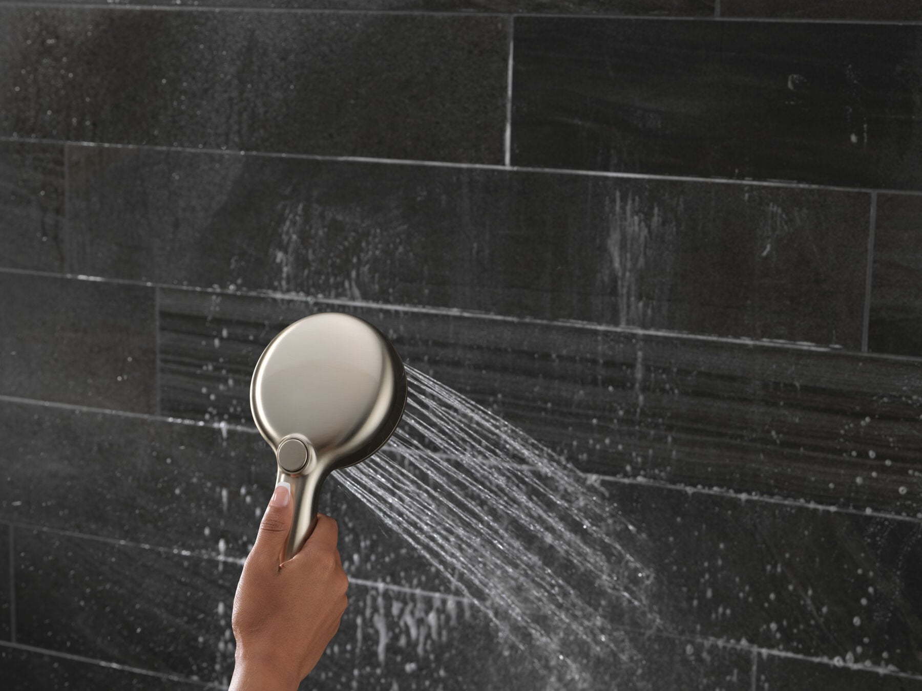 6-Setting Hand Shower with Cleaning Spray