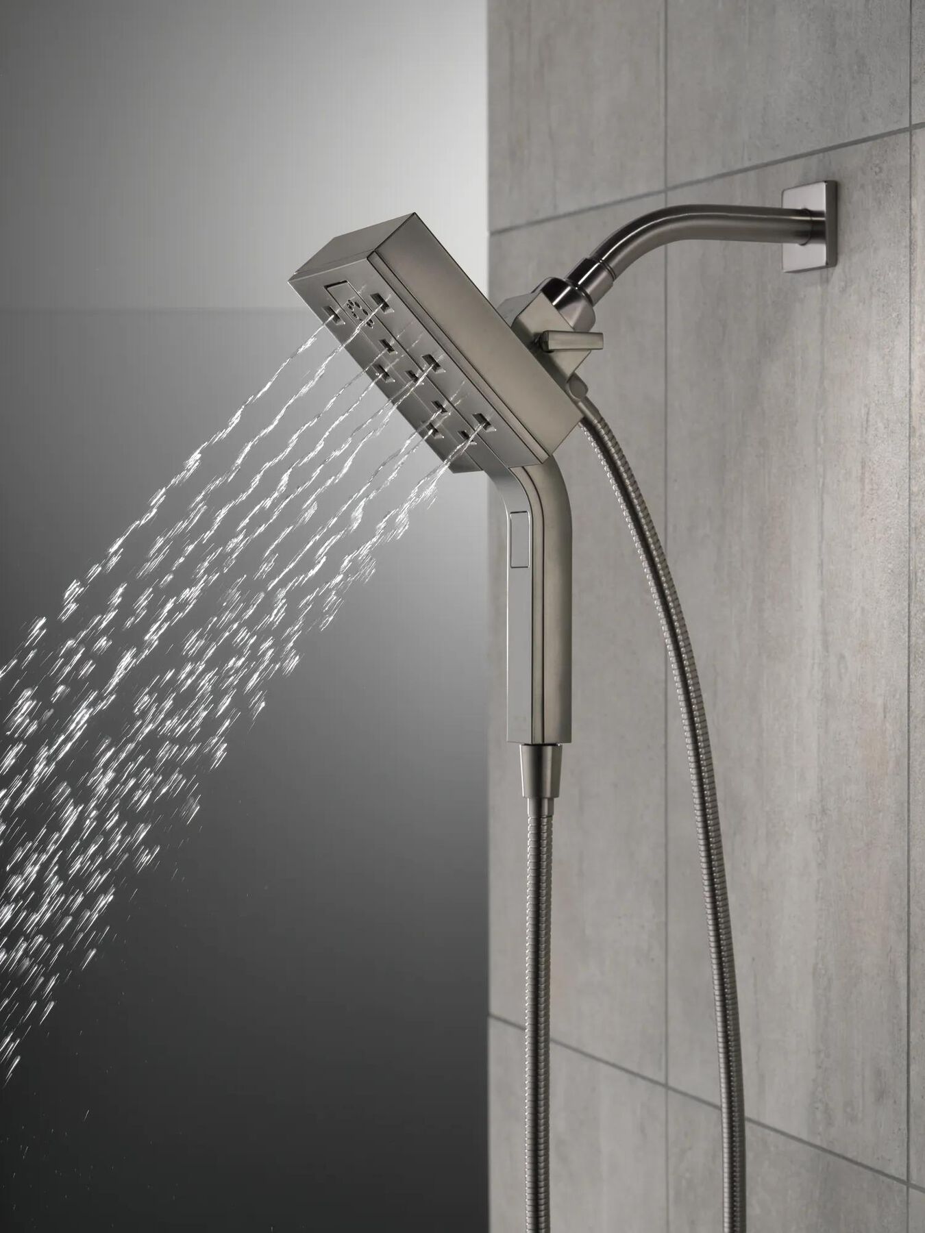 H<sub>2</sub>Okinetic&reg; In2ition&reg; 4-Setting Two-in-One Shower