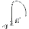Two Handle 8 In Below Deck-Mount Faucet
