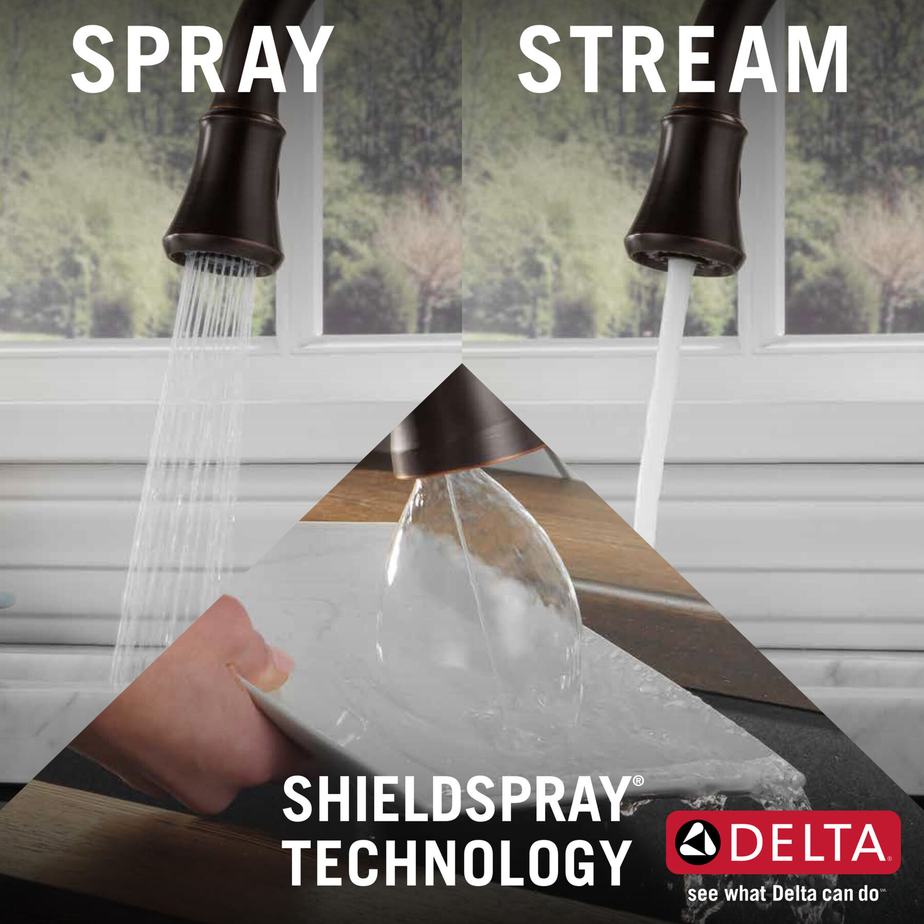 Single Handle Pull-Down Kitchen Faucet with Soap Dispenser and ShieldSpray&reg; Technology (Recertified)