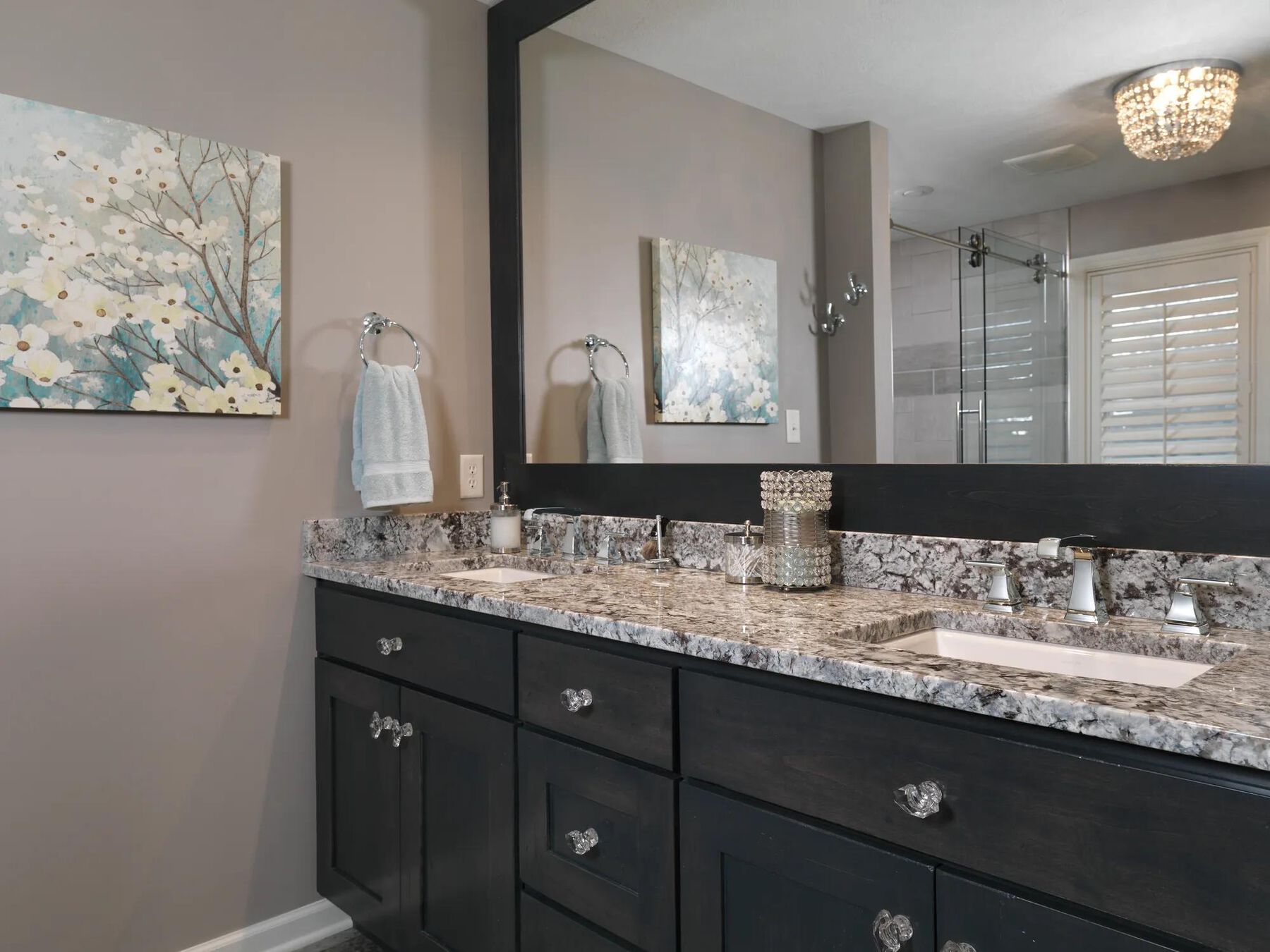 Two Handle Widespread Bathroom Faucet with EZ Anchor&reg; (Recertified)