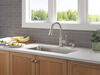 Single Handle Pull-Down Kitchen Faucet with Soap Dispenser and ShieldSpray&reg; Technology