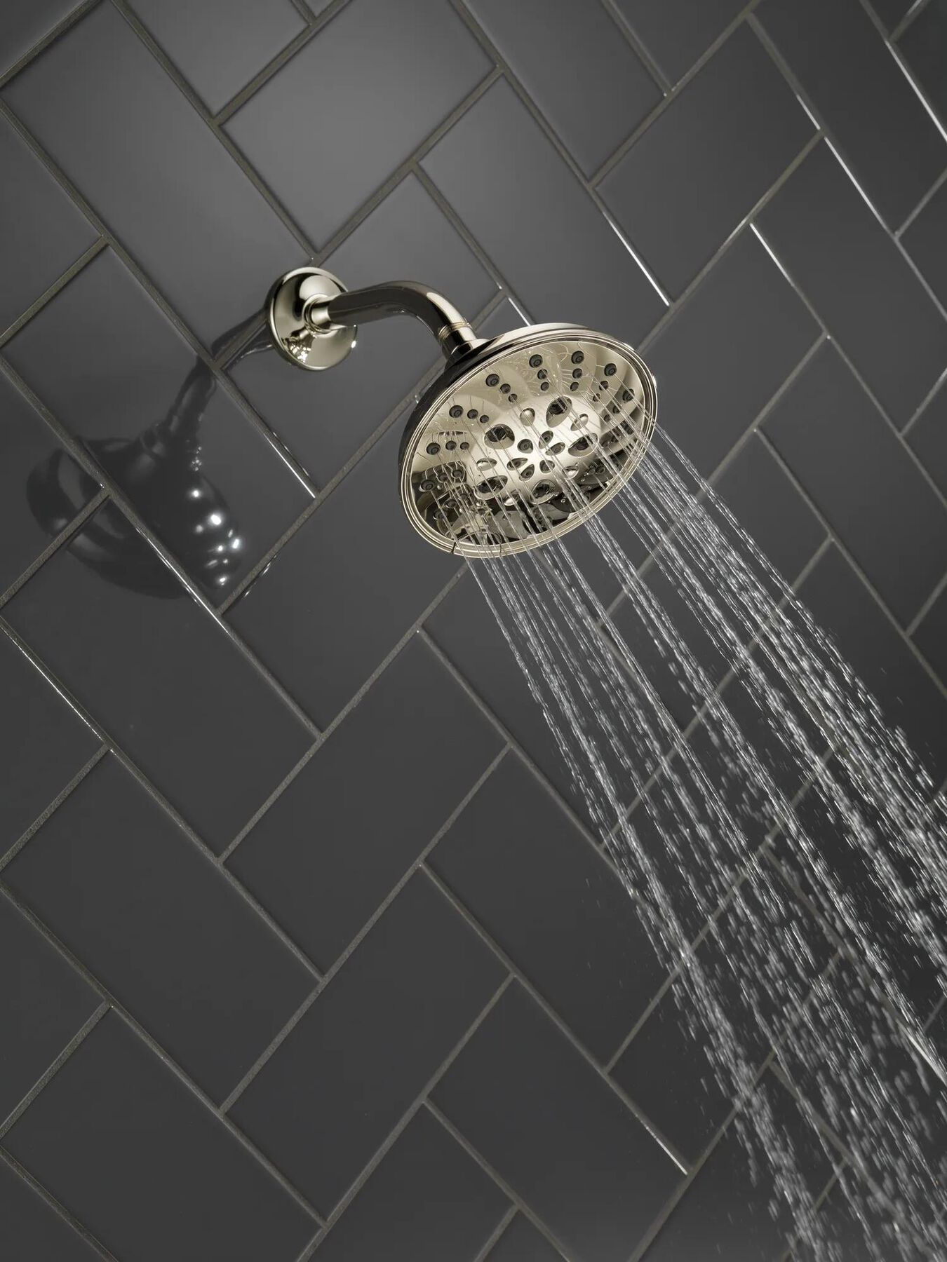 H<sub>2</sub>Okinetic&reg; 5-Setting Traditional Raincan Shower Head