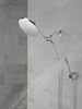 Adjustable Raincan Shower Head with Hand Shower