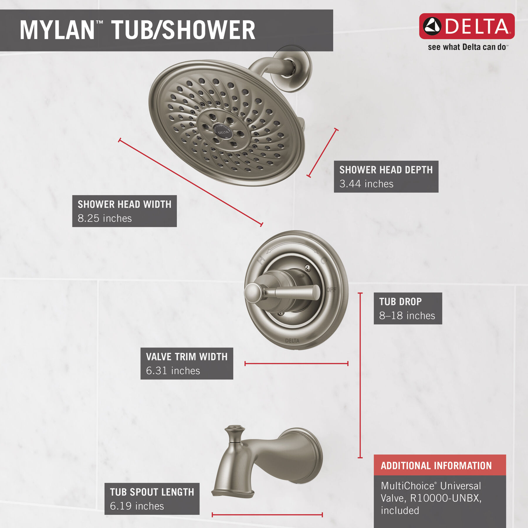 Monitor&reg; 14 Series Tub & Shower Trim