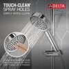 4-Setting Hand Shower with Slide Bar featuring FeatherRain&trade; Spray