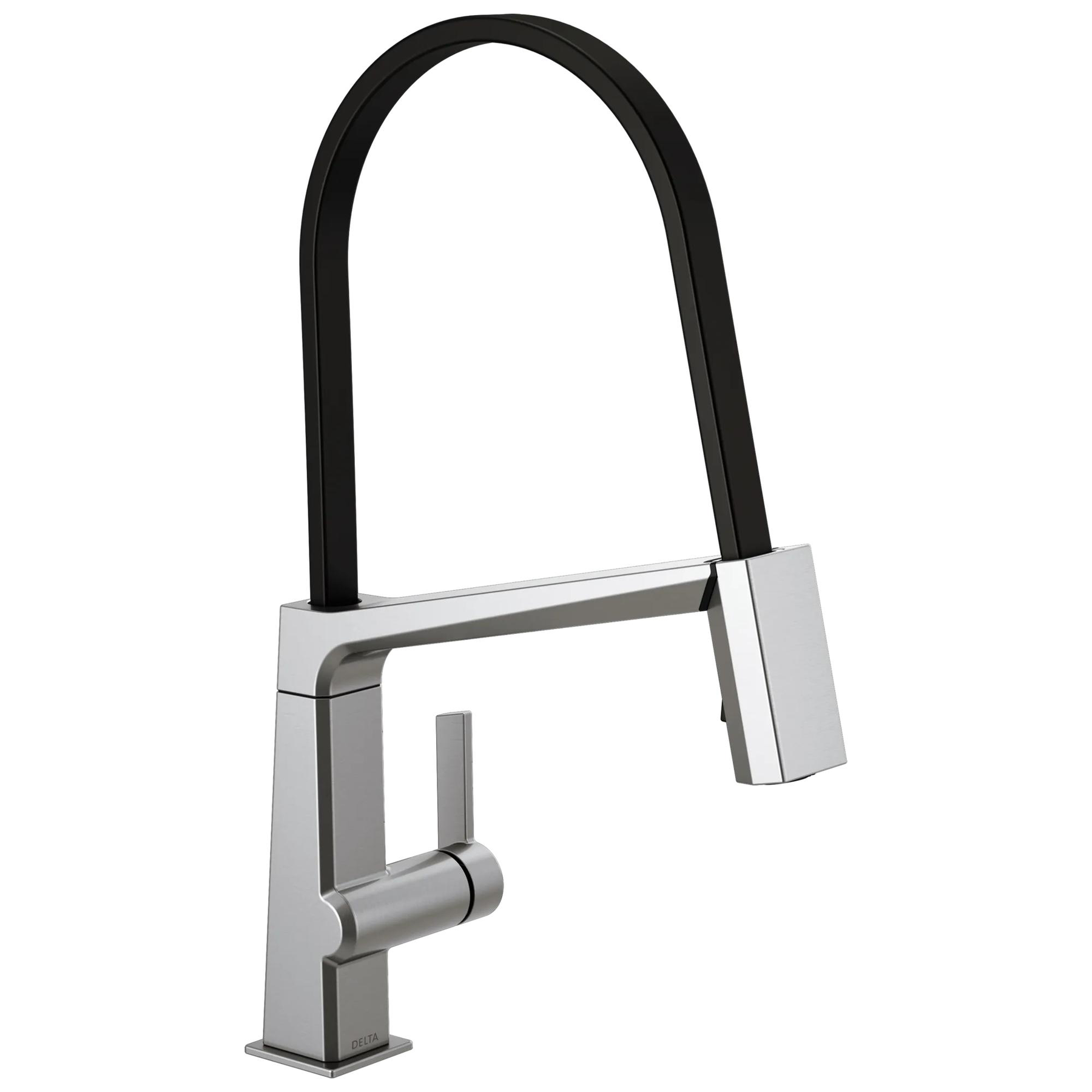 Single Handle Exposed Hose Kitchen Faucet (Recertified)